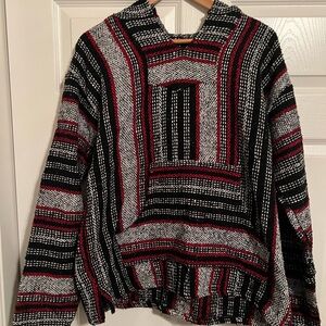 Vibrant Striped Pullover Hoodie